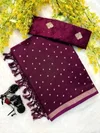 Tew Cotton Silk With Kalamkari Design Sarees Wholesalers In Delhi